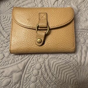 HOBO Beige and Gold Leather Accessory